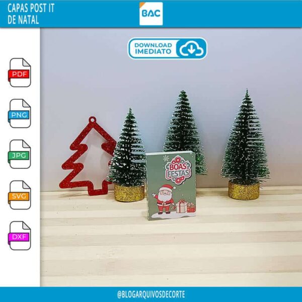 Capa para Post-it de Natal