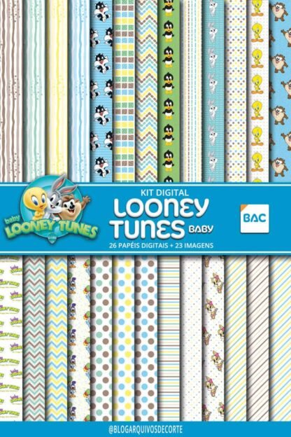 Papel Digital Looney Tunes Baby