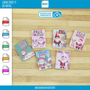 Capa para Post-it de Natal