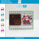 Cartão de Natal para Chocolate Cacau Show
