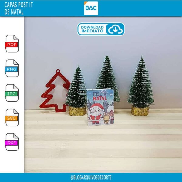 Capa para Post-it de Natal