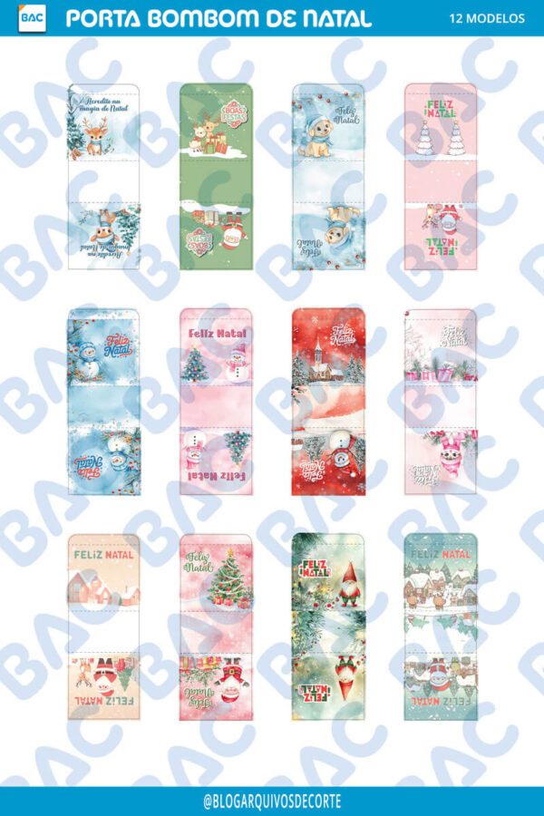 Porta Bombom de Natal