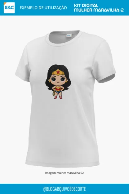 Kit de Papel Mulher Maravilha 2