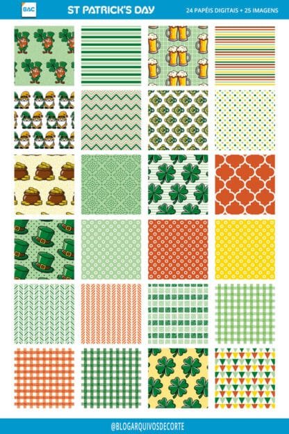 Papel Digital São Patrício (St Patrick's Day)