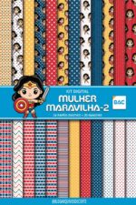 Kit de Papel Mulher Maravilha 2