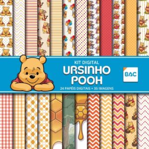 Kit de Papel Digital Ursinho Pooh