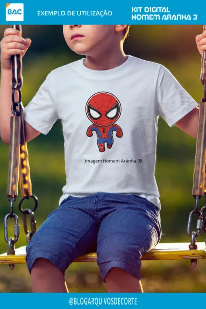 Kit de Papel Digital Homem Aranha 3