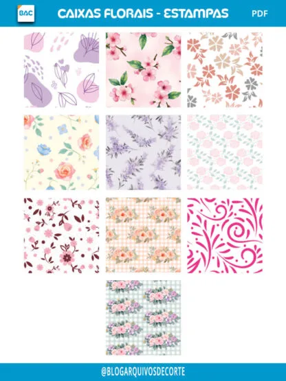 Caixas Florais