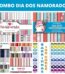Papéis digitais – Arquivos de Corte Combo Papel Digital Dia dos Namorados