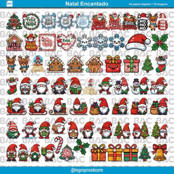 Papel Digital Natal Encantado