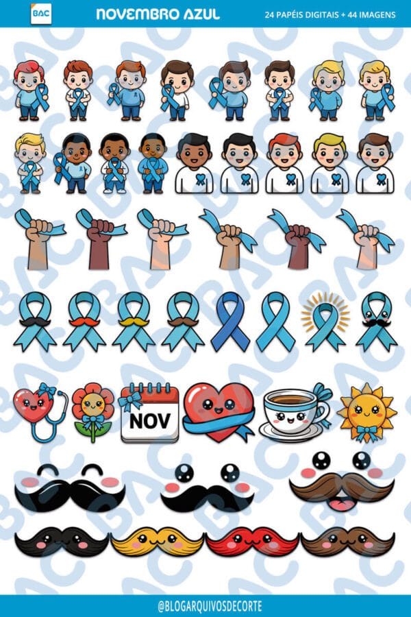 Papel Digital Novembro Azul 2025