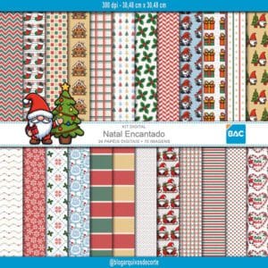 Papel Digital Natal Encantado