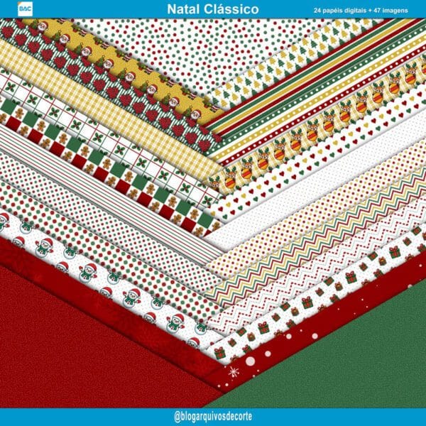 Papel Digital Natal Clássico