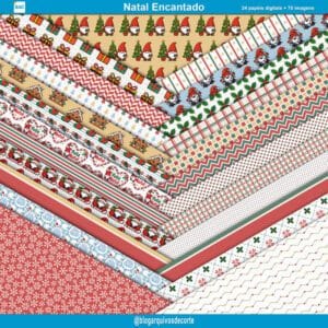 Papel Digital Natal Encantado