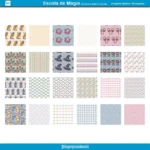 Kit de Papel Digital Escola da Magia - Kit Digital Volta às Aulas