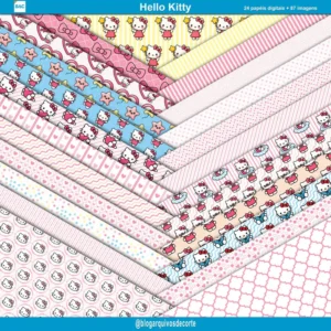 Papel Digital Hello Kitty