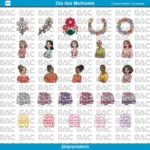 Kit de Papel Digital Dia das Mulheres