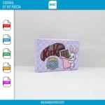 Porta Kit Kat de Páscoa - Arquivo de Corte