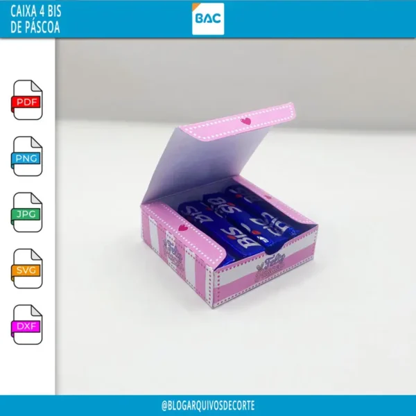 Arquivo de Corte - Caixa 4 BIS de Páscoa