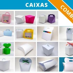 Combo moldes de Caixas - 15 moldes limpos