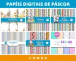 Combo Kits de Papéis Digitais de Páscoa