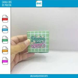 Arquivo de Corte - Caixa 4 BIS de Páscoa