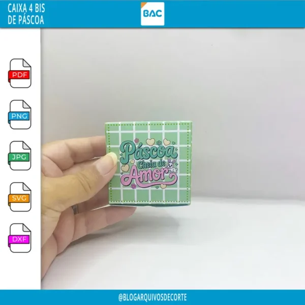 Arquivo de Corte - Caixa 4 BIS de Páscoa