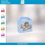 Caixa Lanche - Ursinho Aviador - Arquivo de Corte