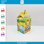 Caixa Milk - Safari - Arquivo de Corte