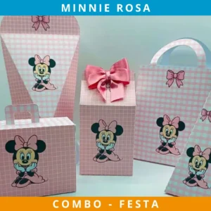 Combo Festa Minnie Rosa