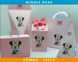 Combo Festa Minnie Rosa