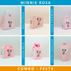 Combo Festa Minnie Rosa