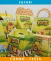 Kit Festa Safari para imprimir - Combo
