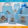 Combo Festa Ursinho Aviador