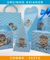 Combo Festa Ursinho Aviador