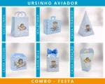Combo Festa Ursinho Aviador