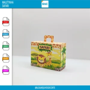 Maletinha - Safari - Arquivo de Corte