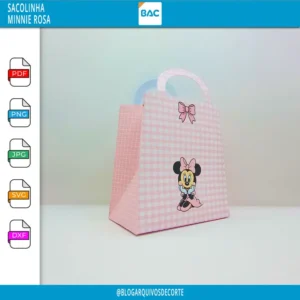 Sacolinha - Minnie Rosa - Arquivo de Corte