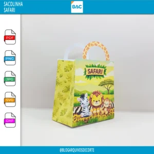 Sacolinha - Safari - Arquivo de Corte